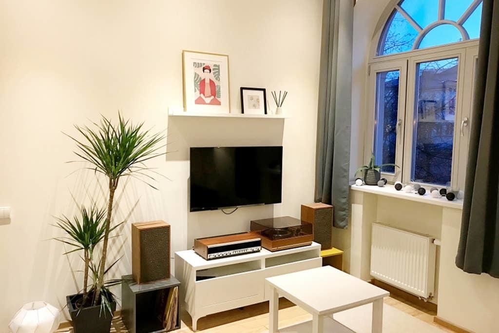 Апартаменты Retro Inspired Minimalist Studio Apartment Каунас-7